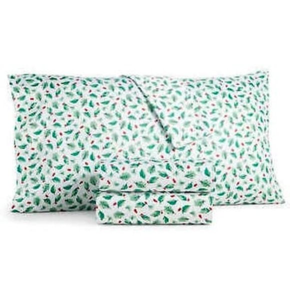 CHARTER Club Damask Designs Holiday Cotton 4-PC. Full Sheet Set - Picture 1 of 2